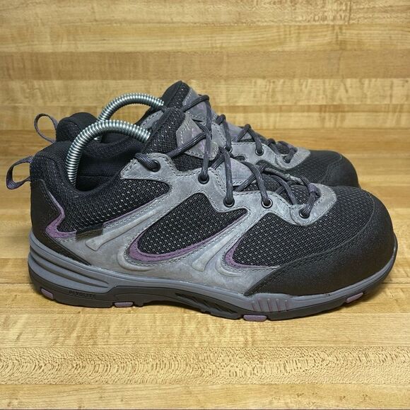 Danner 12212 Women's Springfield Low 3" Gray/Purple ESD NMT Comp Toe Work Shoe 9 - Picture 1 of 8